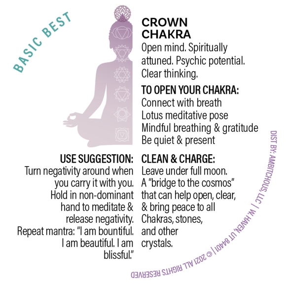 1 Crystal Quartz Pendant with Copper Wire Wrap - Picture 4 of 4